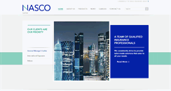 Desktop Screenshot of nascoqatar.com